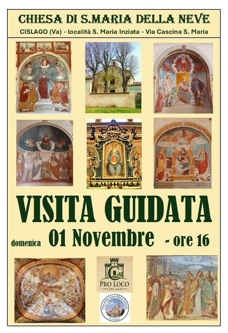 Locandina di Visita guidata alla Chiesa di Santa Maria della Neve