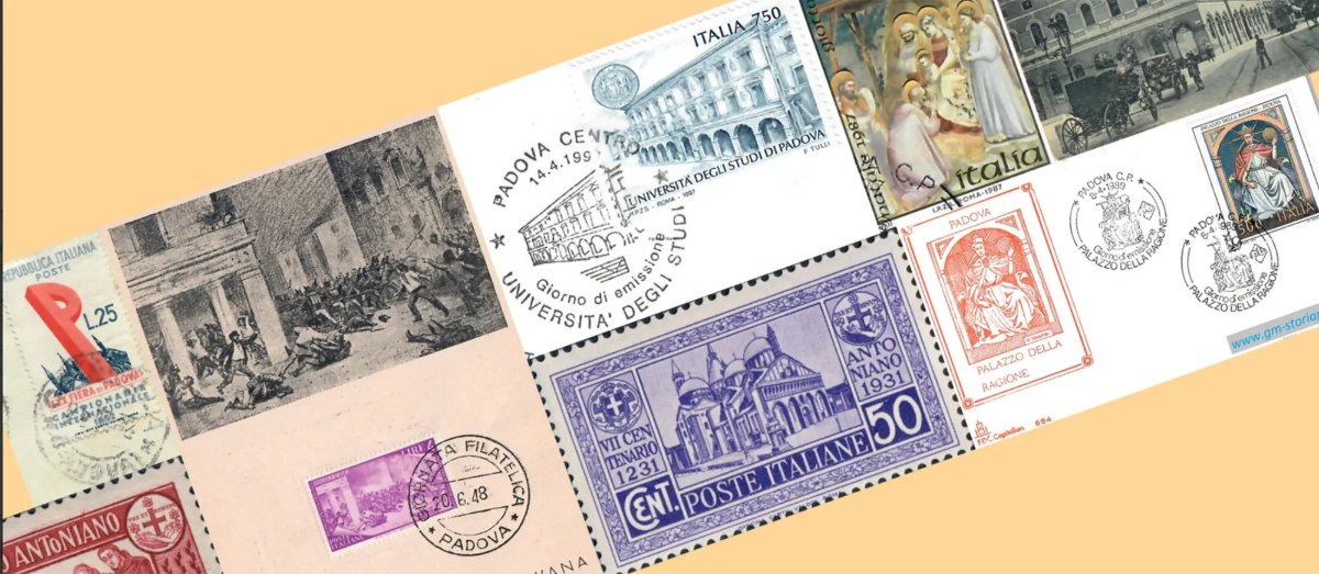 Locandina di Visita guidata in francese alla mostra Posta e Patrimonio di Padova e Provincia
