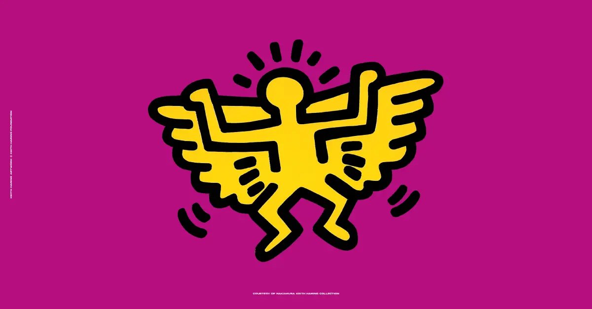 Locandina di Visite guidate il sabato e la domenica alla mostra Keith Haring