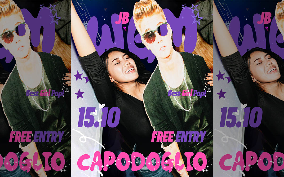 Locandina di WGM JUSTIN BIEBER 15.10 ✷ Capodoglio