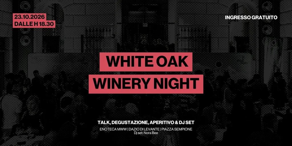 Locandina di White Oak Winery Night