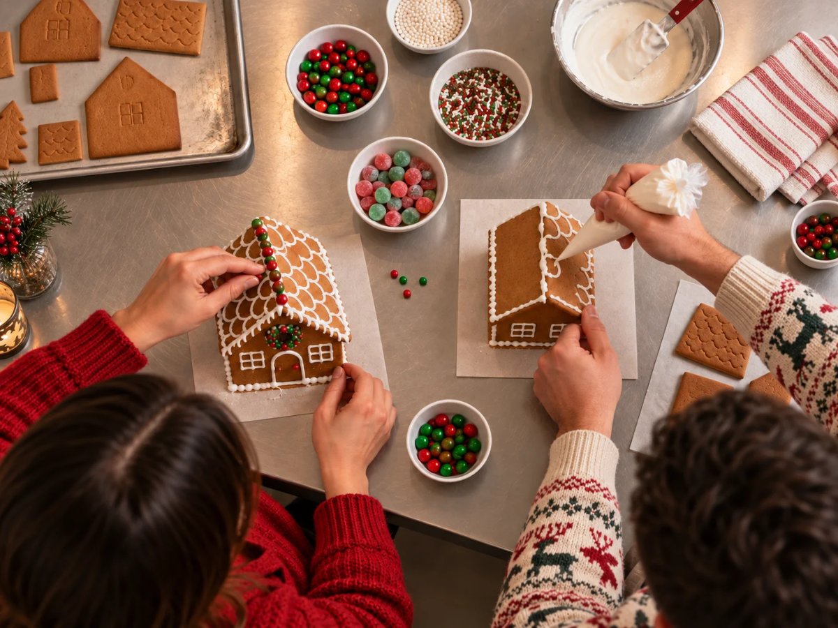 Locandina di Workshop – Decorazione casette di pan di zenzero – Adulti