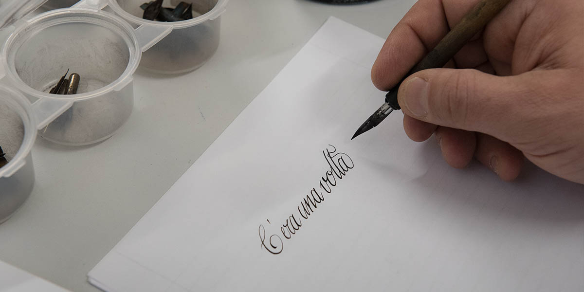 Locandina di Workshop di Calligrafia