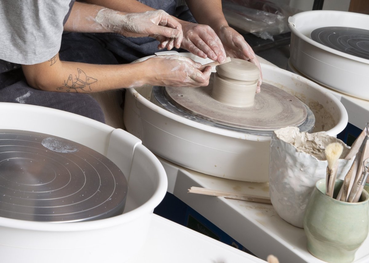 Locandina di Workshop. Forme al tornio con coperchio