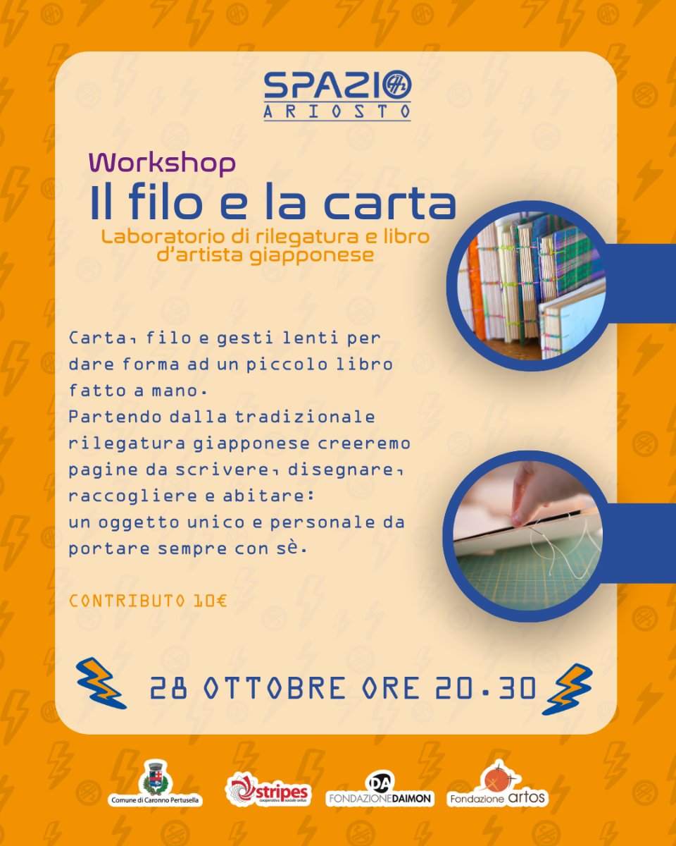 Locandina di Workshop – Il filo e la carta