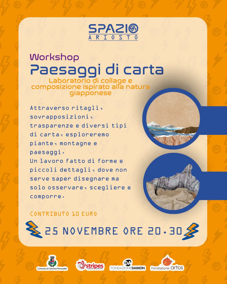 Locandina di Workshop – Paesaggi di carta